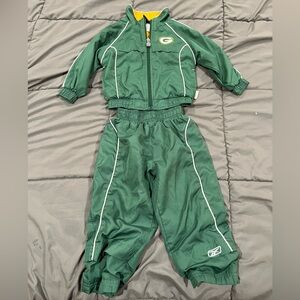 Green Bay Packers Toddler 2T Windbreaker and Pants